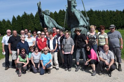 Gruppenreise nach Spanien am Berg Monte del Gozo