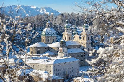 Salzburger Dom im Winter, Österreich, © Tourismus Salzburg, Foto: Breitegger Günter