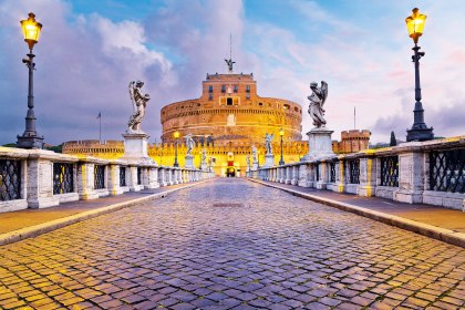 Italien Rom Engelsbrücke, © Fotolia Rudi 1976