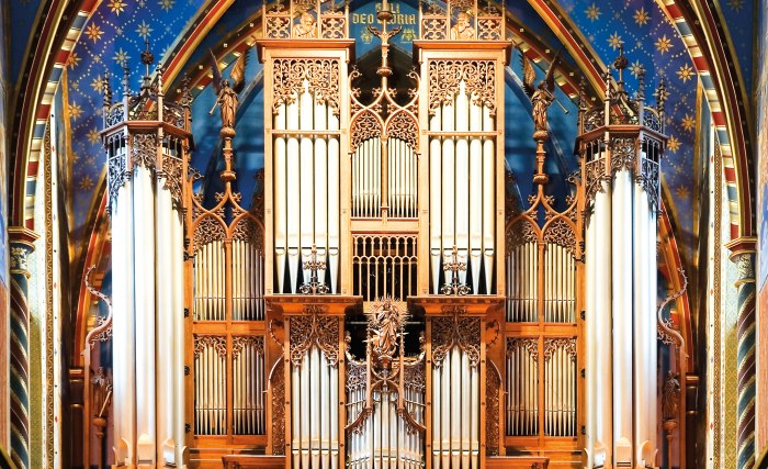 Die Orgel der Wallfahrtskirche in Kevelaer, Deutschland, © Wallfahrtsbüro Kevelaer